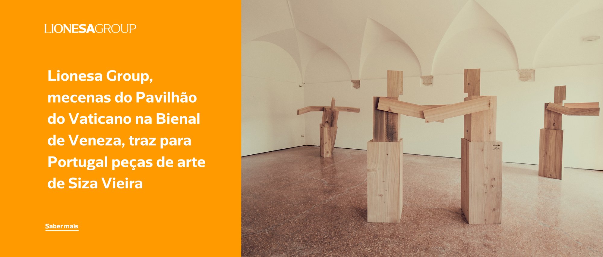 Lionesa Group, mecenas do Pavilhão do Vaticano na Bienal de Veneza, traz para Portugal peças de arte de Siza Vieira